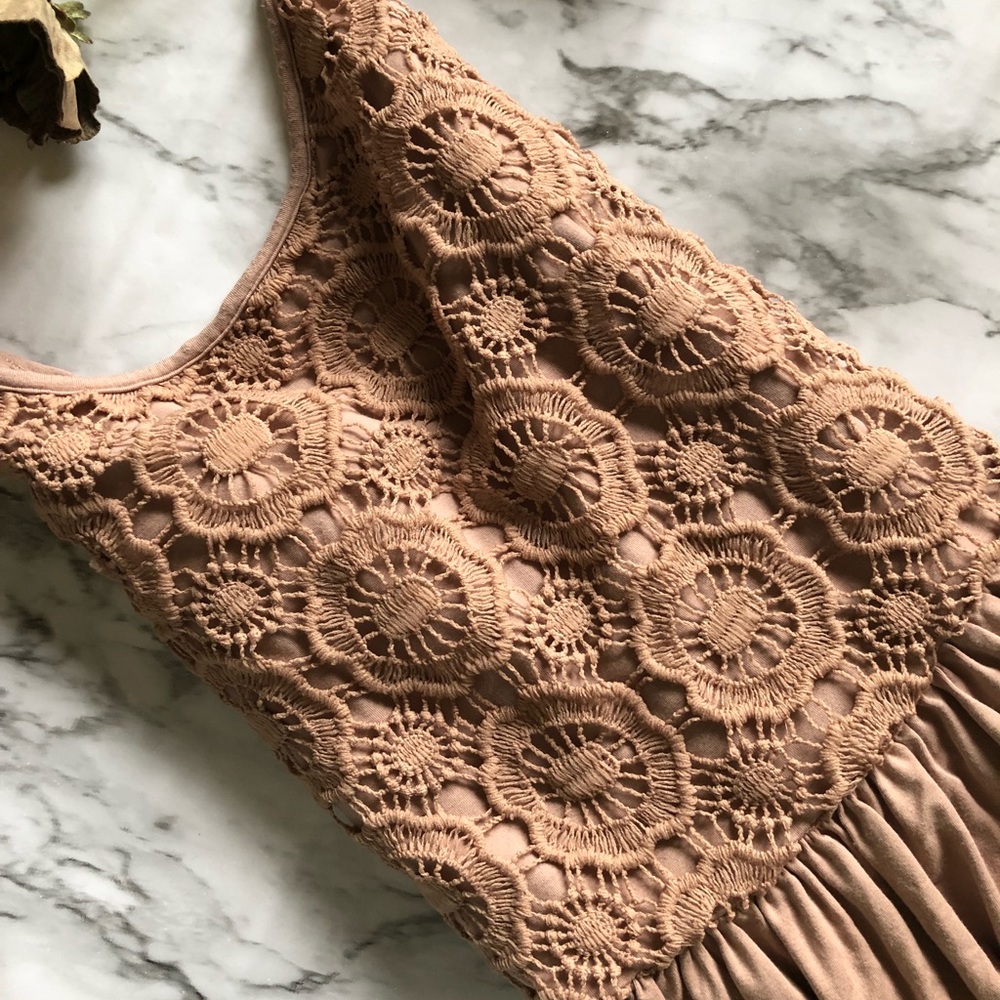 Anthropologie crochet top